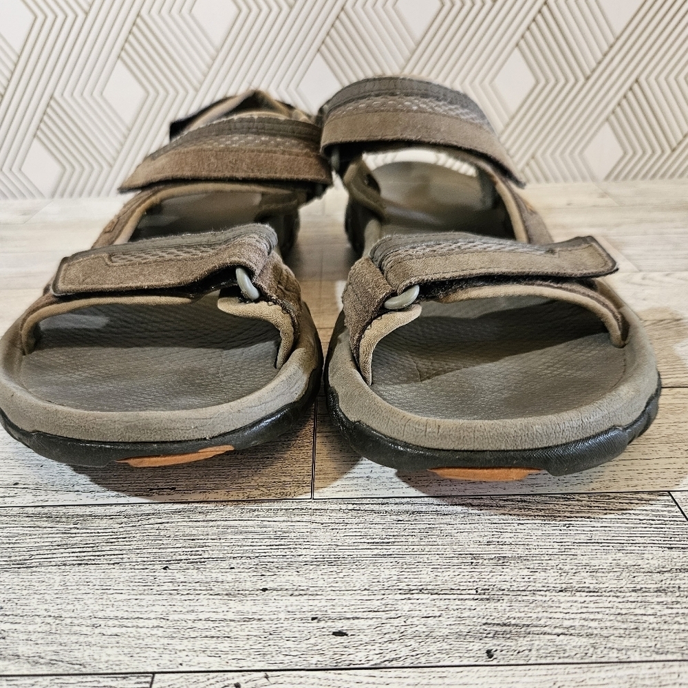 Teva Men's Hudson Hiking Sandals Brown Size 8 Suede 1002433 - Picture 2 of 8